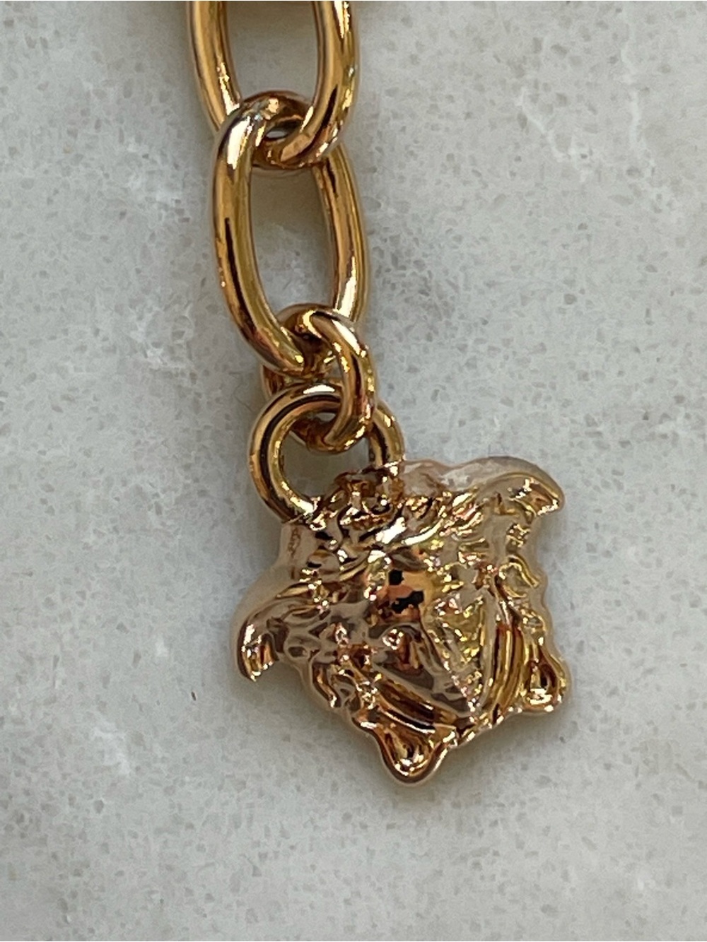 VERSACE 🇮🇹💛Made in Italy Greca Gold Pendant Necklace - Picture 5 of 9